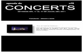 Agenda Concerts nº5
