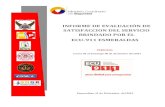 Informe de satisfacción ECU 911 Esmeraldas 2-8 diciembre