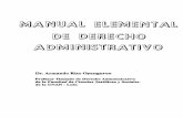 Manual Elemental de Derecho Administrativo - Armando Rizo Oyanguren