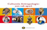 Culturele antropologie: een vak apart