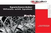 Reha-Gesamtkatalog: 3. Speichenräder / Rehab General Catalogue: 3. Wheels with Spokes