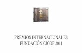 Premios Internacionales Fundación CICOP 2011