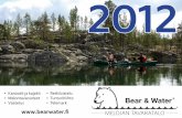 Bear & Water Tuotekuvasto 2012