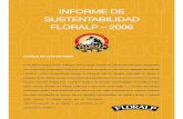 Informe de sustentabilidad Floralp 2006