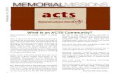 What is an ACTS Community?