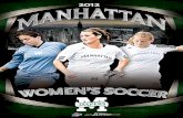 2012 Manhattan Women's Soccer Yearbook