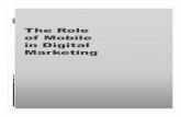 The Role of Mobile in Digital Marketing