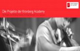 Kronberg Academy Imageflyer Projekte deutsch