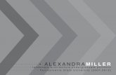 Alexandra Miller Undergraduate Portfolio