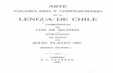 Arte vocabulario y confesionario de la lengua de Chile