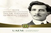 XLVII Aniversario Luctuoso de Dr. Fernándo Quiroz Gutiérrez