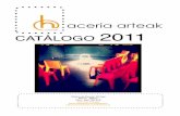 Catalogo 2011 de hACERIA arteak