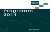 Programmheft 2014 Garnlager Lyssach