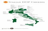 Italian DOP Cheeses Map