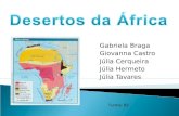 DESERTOS AFRICANOS