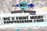 Mc s Fight Night Kampprogram 09