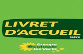 Livret d'accueil d'Europe Ecologie les Verts de l'Isère