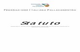 Statuto Federazione Italiana Pallacanestro