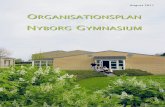 Oraganisationplan Nyborg Gymnasium