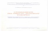 I Fondamenti del diritto antitrust europeo - libro