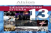 Koncertsalen Alsion efterårsprogram 2013