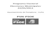 PROGRAMA ELECTORAL PAMPLONA 2011