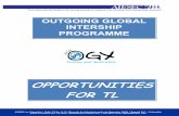 Outgoing Global Internship  Program