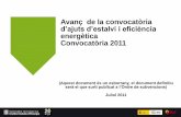 Presentació ajuts estalvi energètic 2011