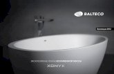 Эксклюзивные ванны из каменной массы серии “Xonyx”