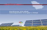 Koriscenje SOLARNE fotonaponske energije u Srbiji