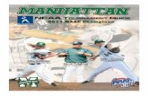 2011 Manhattan Baseball NCAA Tournament Guide