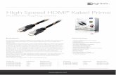 High Speed HDMI® Kabel Prime