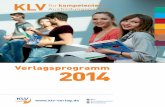 Verlagsprogramm 2014