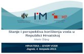 [KONFERENCIJA] Stanje i perspektiva korištenja voda u Republici Hrvatskoj