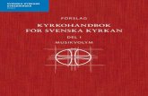 Kyrkohandbok for Svenska kyrkan, Musikvolym