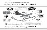 Kirmeszeitung Koblenz Pfaffendorf 2014