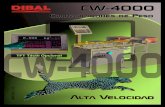 DIBAL - Catálogo de Controladores de Peso CW-4000