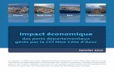 Impact économique des ports CCI Nice Côte d'Azur