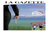 La Gazette du 27ème Triathlon international du lac d'Annecy