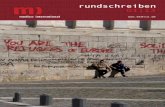 medico-Rundschreiben 01/2013 - You are the refugees of Europe