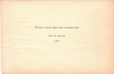 Como e por que sou romancista - José de Alencar (1873)