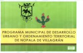 PROGRAMA MUNICIPAL DE DESARROLLO URBANO Y ORDENAMIENTO TERRITORIAL DE NOPALA DE VILLAGRAN