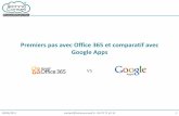 Premiers pas avec Office 365 et comparatif avec Google Apps