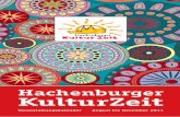 Veranstaltungskalender Hachenburger Kulturzeit 2011