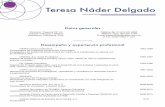 Curriculum Teresa Nader