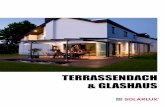 Terrassendach Glashaus
