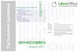 LibreOffice nyhedsbrev for August 2011