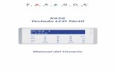 Teclado LCD Tactil K656 - Manual de Usuario