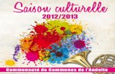 Programme Saison culturelle 2012/13 CdCA