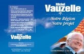 Projet Notre Région Notre projet Michel Vauzelle